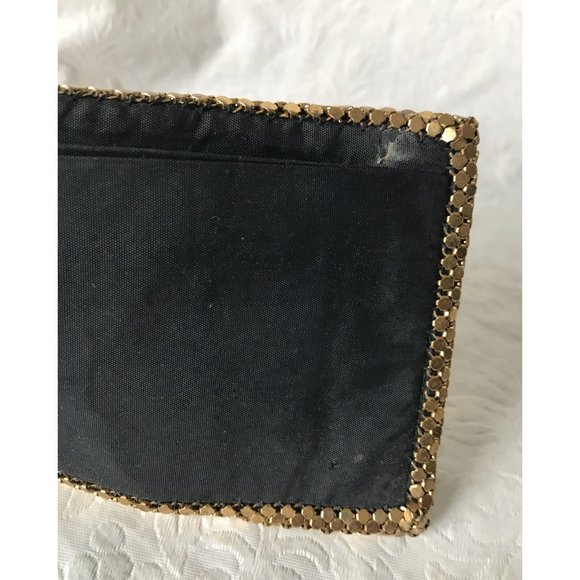 Vintage W. Germany Gold Tone Micro Mesh Metal Bi-Fold Wallet Coin Purse 7.5 x 3” - Picture 5 of 12